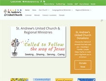 Tablet Screenshot of andychurch.org
